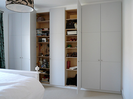 White Painted Wardrobe